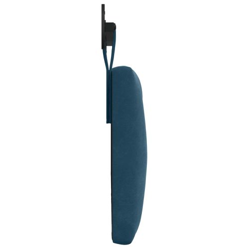 Висяща табла Монтиране на стена Синьо 130 x 55 x 7 см Кадифе