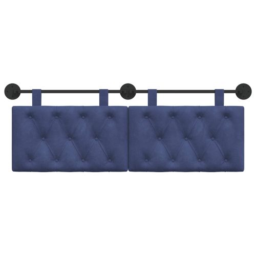 Висяща табла Полицейско синьо 130 x 55 x 7 см Кадифе