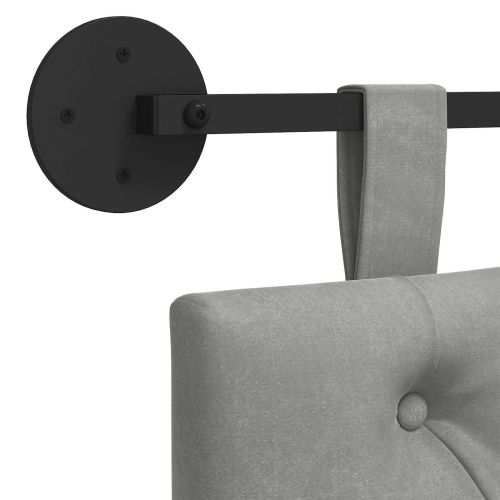 Висяща табла Светлосиво 190 x 55 x 7 см Кадифе