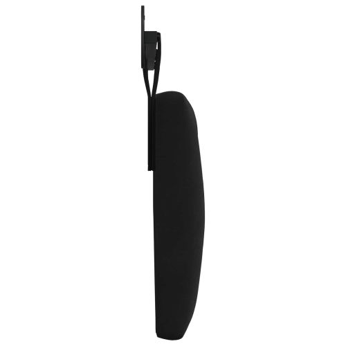 Висяща табла Монтиране на стена Черен 210 x 55 x 7 см Кадифе