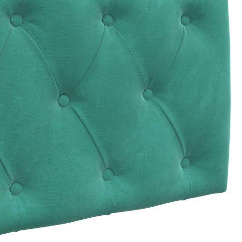 Висяща табла Монтиране на стена Тюркоаз 210 x 55 x 7 см Кадифе