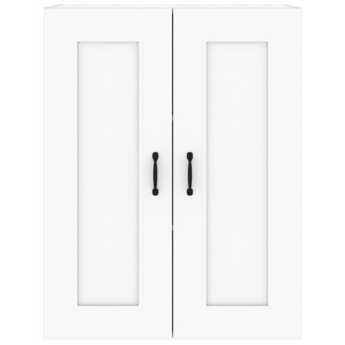 Окачен стенен шкаф, бял, 69,5x32,5x90 см