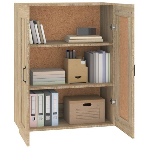 Окачен стенен шкаф, дъб сонома, 69,5x32,5x90 см