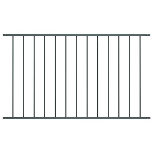Ограден панел Woerden прахово боядисана стомана 1,7x1 м антрацит