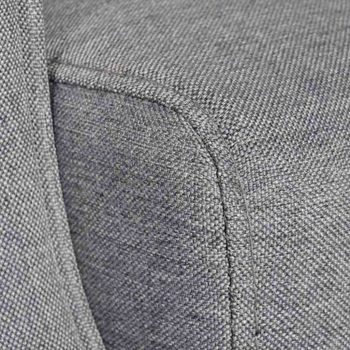 Фотьойл, сив, текстил