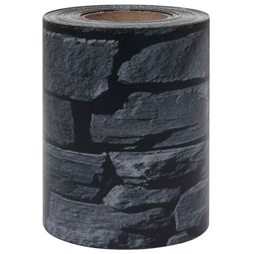 Градински параван за уединение, PVC, 70x0,19 м, сив