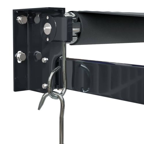 Прибираща се тента антрацит 4,5x3 м плат и алуминий