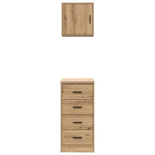 Шкафове за фурна 2 бр Porto, Дъб артизан, инженерно дърво