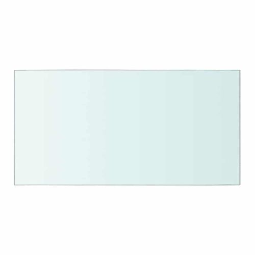 Рафтове, 2 бр, панели прозрачно стъкло, 40x20 см