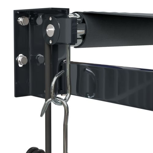 Автоматично прибираща се тента, антрацит, 3x2,5 м