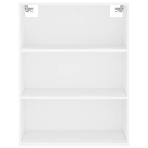 Висок шкаф, бял, 69,5x34x180 см, инженерно дърво