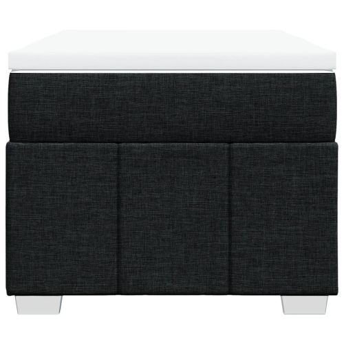 Боксспринг легло с матрак, черна, 90x190 см, плат