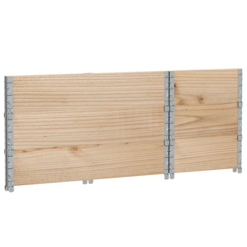 Палетни страници, 3 бр, 100x50 см, борова дървесина масив