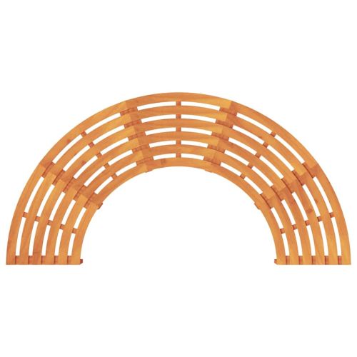 Дървесен бенч 2 pcs Естествен 160 x 80 x 45 см