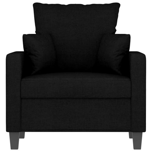 Кресло, черно, 60 см, текстил