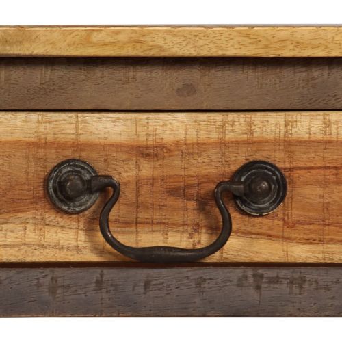 Конзолна маса, масивно дърво, винтидж, 118x30x80 cм