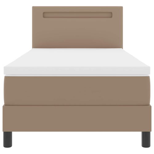 Легло с пружинирана основа Капучино 100 x 200 cm Изкуствена