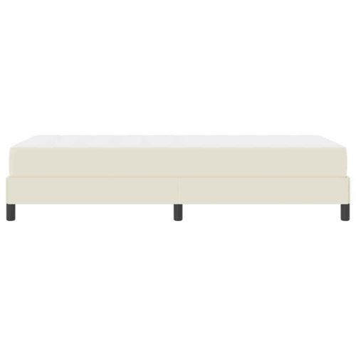 Рамка за легло с матрак Крем 90 x 200 cm текстил