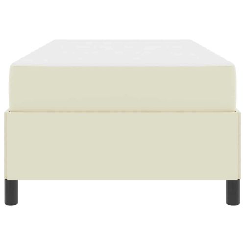 Рамка за легло с матрак Крем 80 x 200 cm текстил