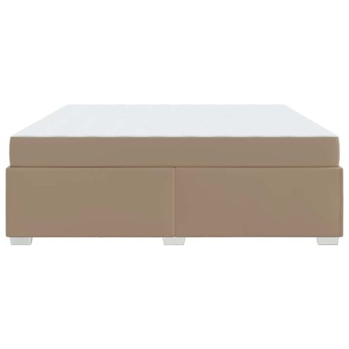 Рамка за легло с матрак Капучино 200 x 200 cm текстил