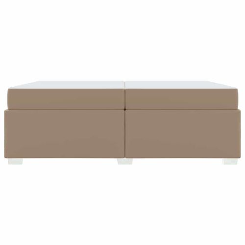 Рамка за легло с матрак Капучино 200 x 200 cm текстил