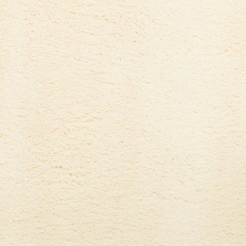 Килим HUARTE с къс косъм, мек и миещ се, кремав, 140x200 см