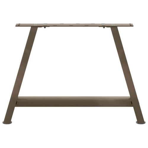 Крака за масичка за кафе, А-образни, 2 бр., 60 x (42-43) см, стомана