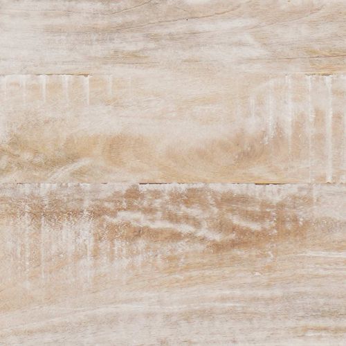 Висок шкаф с рафт Бяло 40 x 33,5 x 110 см Солидно мангово дърво