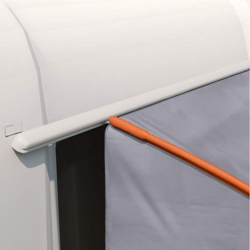 Палатка за задна врата на автомобил Сив и оранжев тафта