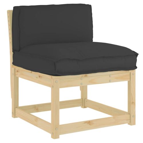 Възглавница Черно 70 x 40 x 12 cm Оксфордска тъкан