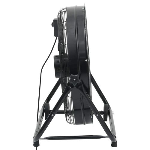 Индустриален барабанен вентилатор, 60 см, 172,5 W, черен