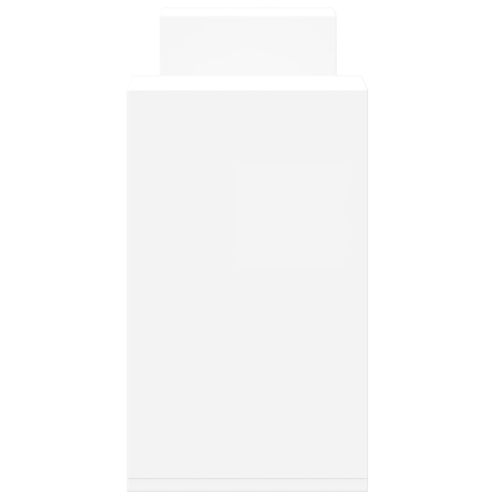 ТВ шкафове, 2 бр, бели, 100x30x50 см, инженерно дърво