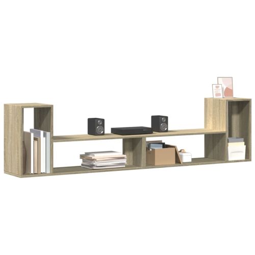 ТВ шкафове, 2 бр, дъб сонома, 100x30x50 см, инженерно дърво