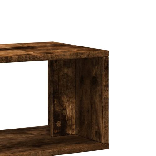 ТB шкафове, 2 бр, опушен дъб, 100x30x50 см, инженерно дърво