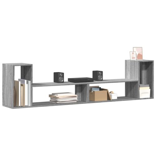 ТВ шкафове, 2 бр, сив сонома, 100x30x50 см, инженерно дърво