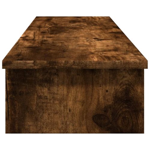 Поставка за монитор, опушен дъб, 100x27x15 см, инженерно дърво