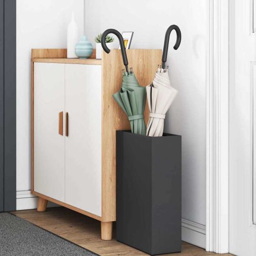 Стойка за чадър Черно 28 x 12 x 41 см Стомана