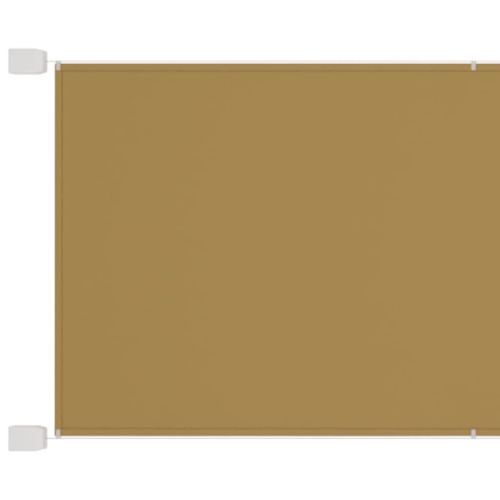 Вертикален сенник, бежов, 140x420 см, оксфорд плат