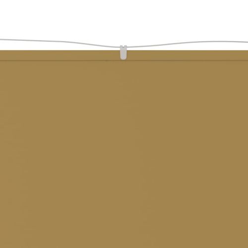 Вертикален сенник, бежов, 140x420 см, оксфорд плат