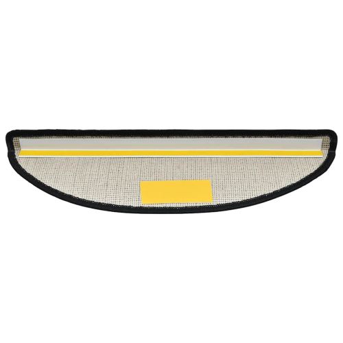 Изтривалки за стълби, 30 бр., 56x17x3 см, антрацит, полукръгли