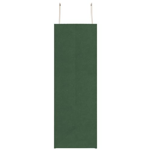 Хартиени торбички 250 бр с дръжки зелени 45x17x48 см