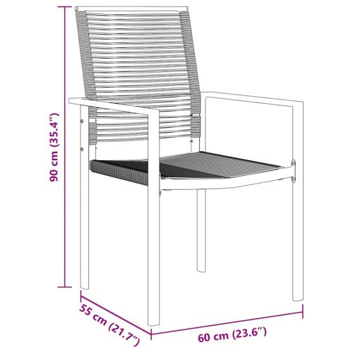 Комплект за хранене в градината 5 pcs Черно