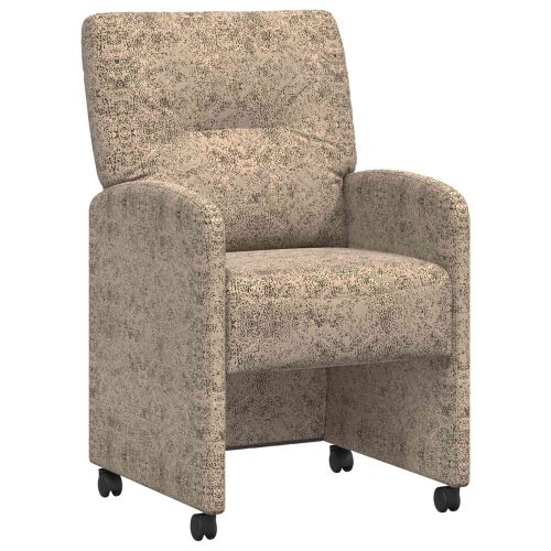 Столове с Колела с колела 2 pcs Светлосиво 57 x 67 x 95 см