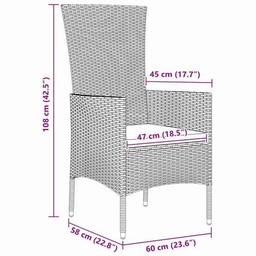 Комплект за хранене в градината 3 pcs Бежово полиратан
