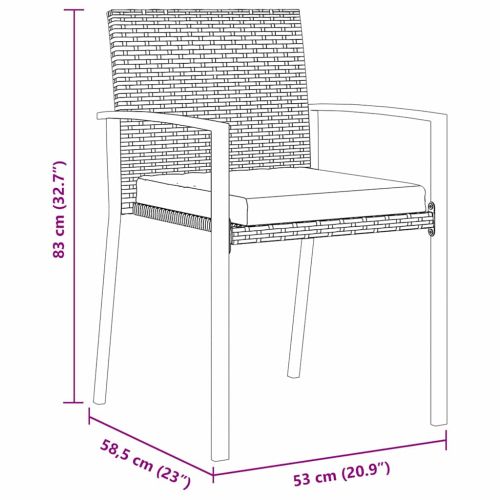 Комплект за хранене в градината 3 pcs Сив