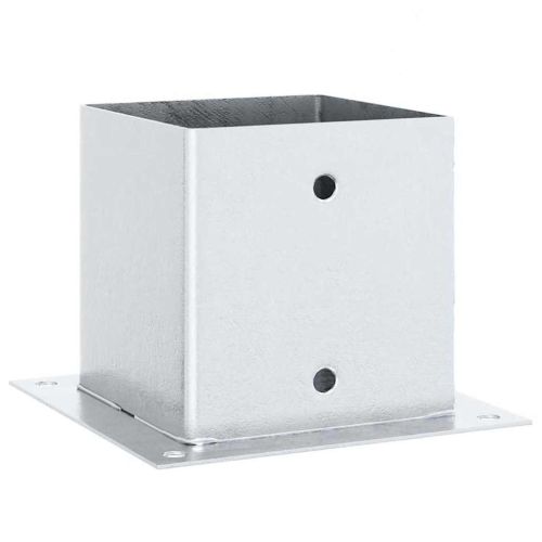 Основи за стълбове квадрат 4 бр 141x141 мм поцинкована стомана