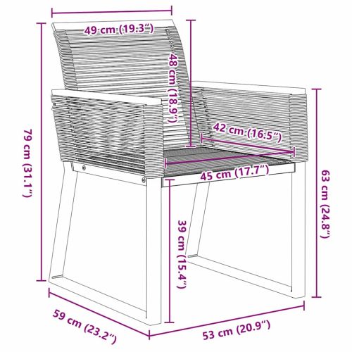 Комплект за хранене в градината 5 pcs Черно