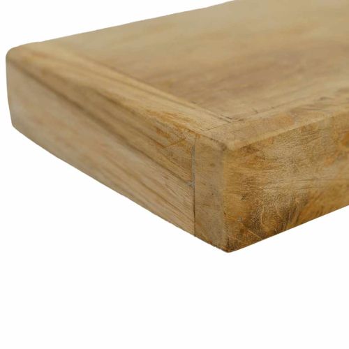 Стенни рафтове 2 бр 110x15x4 см тиково дърво масив