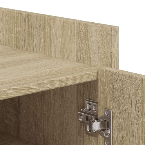 Шкаф за обувки, дъб сонома, 52x37,5x100 см, инженерно дърво