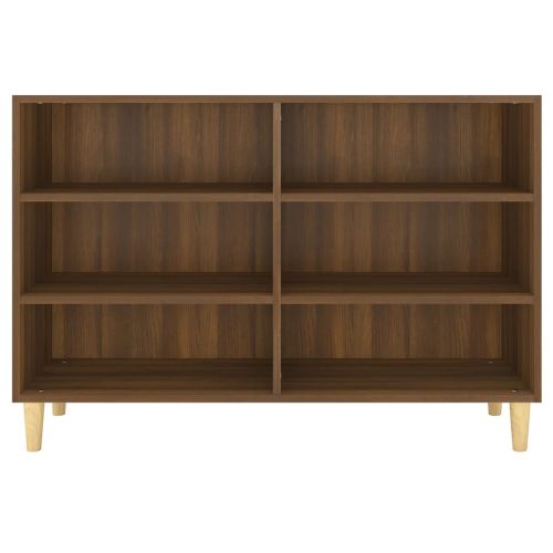 Сайдборд, кафяв дъб, 103,5x35x70 см, инженерно дърво